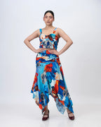 Parade Blanc Bustier and Handkerchief Skirt