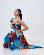 Parade Blanc Bustier and Handkerchief Skirt