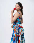 Parade Blanc Bustier and Handkerchief Skirt